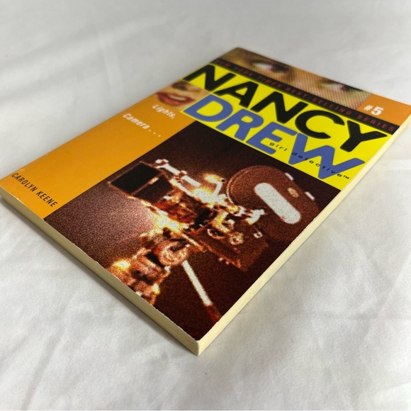 Lights, Camera . . . Nancy Drew Girl Detective Series Book 5, By Carolyn Keene - Picture 7 of 9